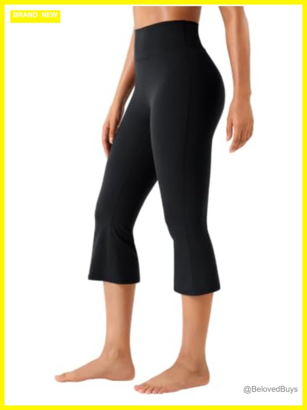 High Waist Capri Leggings Tummy Control Butt Lift Yoga Pants